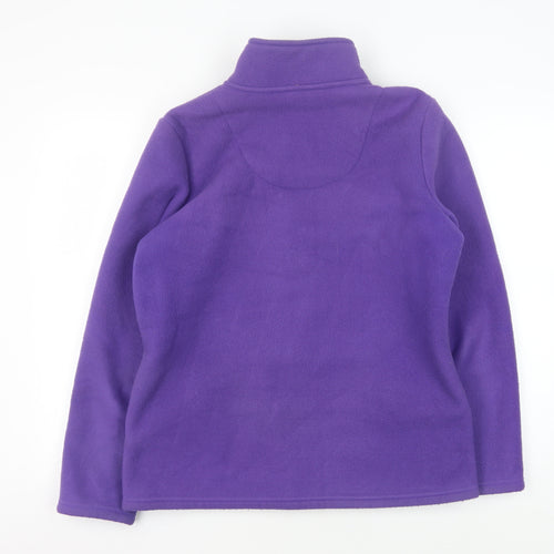 Marks and Spencer Women's Purple Full Zip Sweatshirt