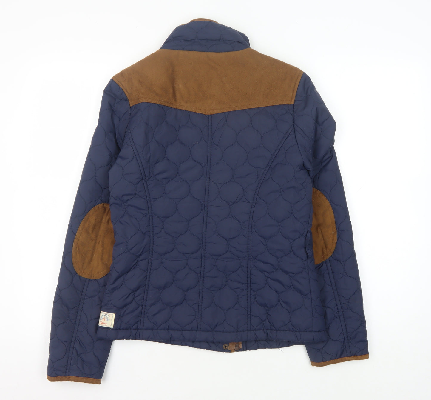 SoulCal & Co Women's Blue Quilted Puffer Jacket Size 8