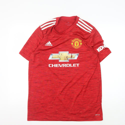 Adidas Men's Red Football Jersey L