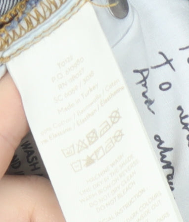 Boden Women's Blue Straight Jeans Size 12 Regular Fit