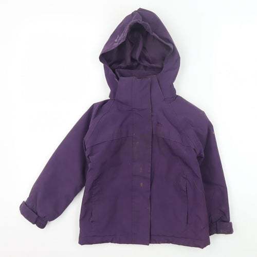 Trespass Kids Purple Waterproof Jacket 2-3 Years, Girls