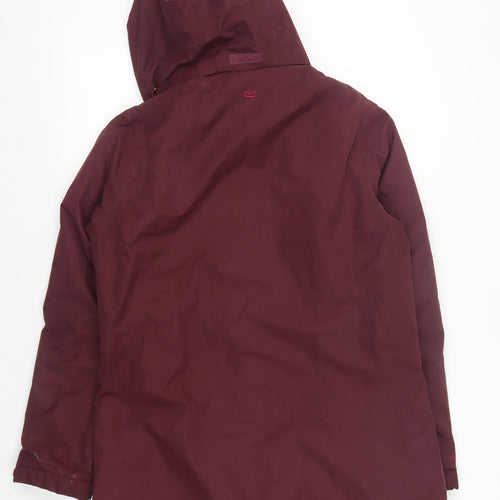 Regatta Women's Red Rain Coat Jacket Size 16
