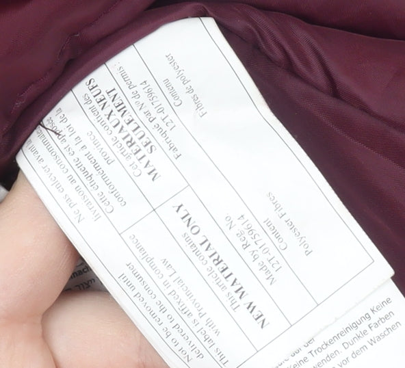Regatta Women's Red Rain Coat Jacket Size 16