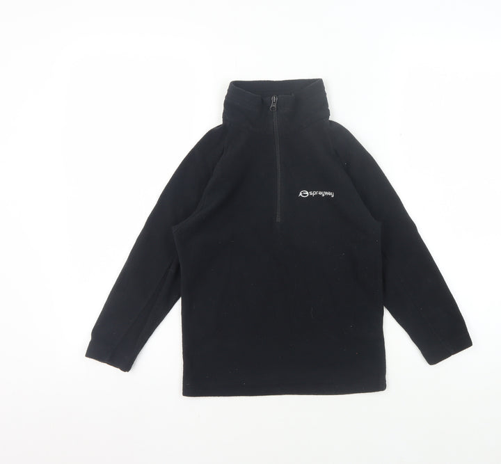 Sprayway Girls' Black Fleece Sweatshirt 6-7 Years