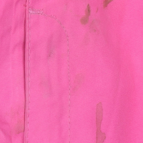 Trespass Girls Pink Waterproof Hooded Rain Coat 9-10 Years