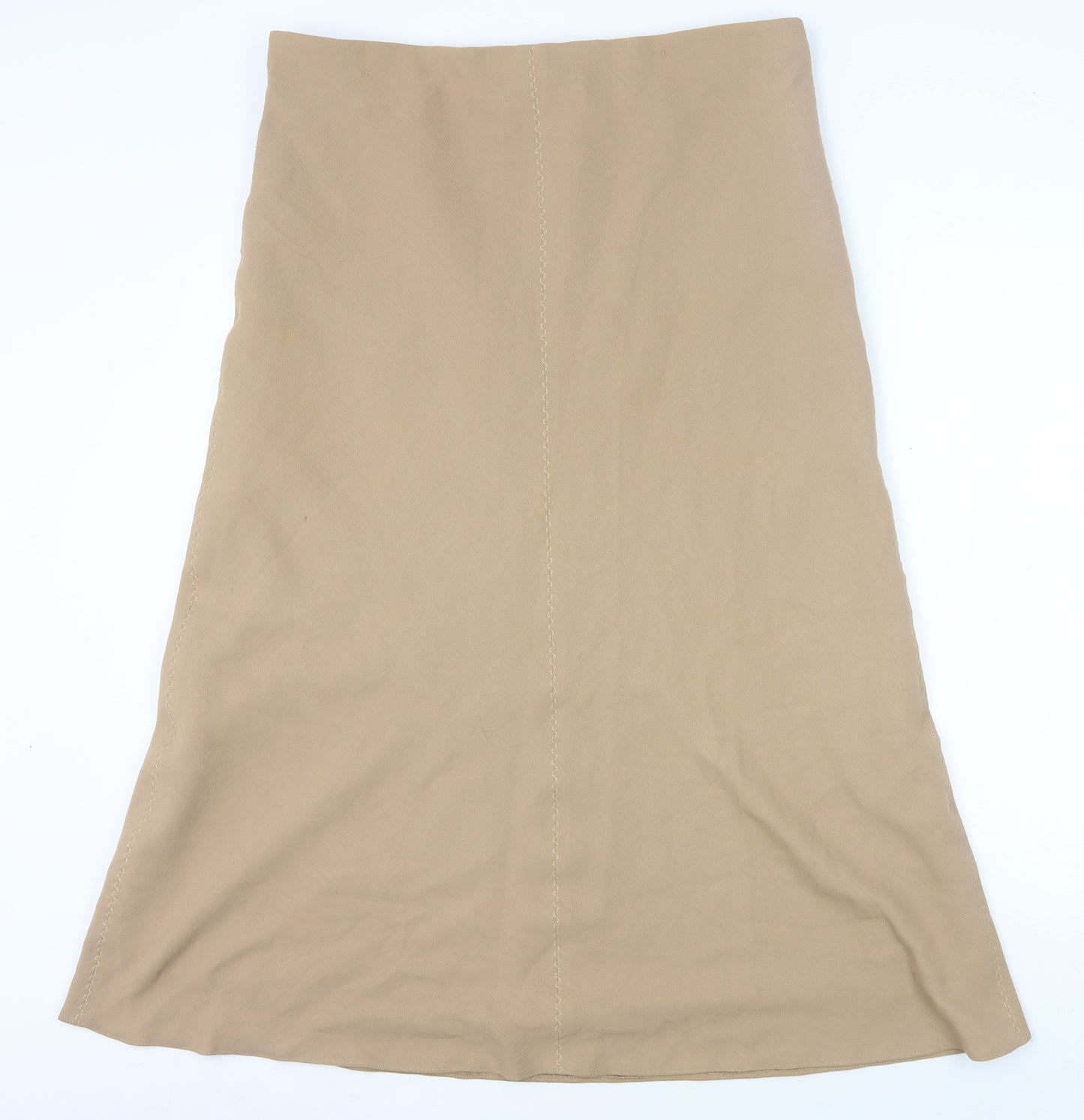 Marks and Spencer Women's Beige Knee Length Skirt UK 16