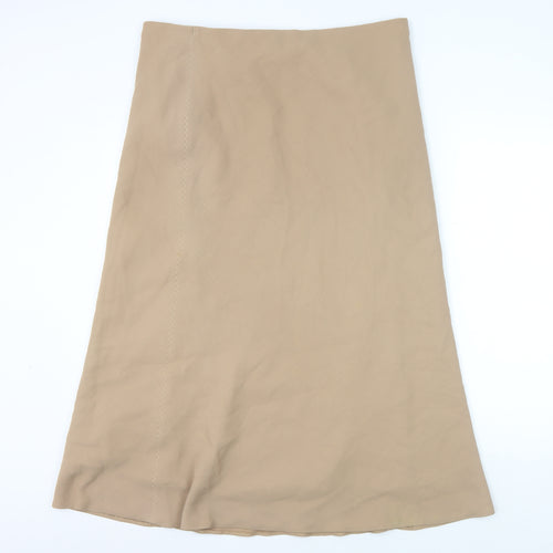 Marks and Spencer Women's Beige Knee Length Skirt UK 16
