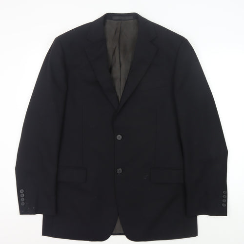 Marks and Spencer Men's Black Blazer, Size 40R