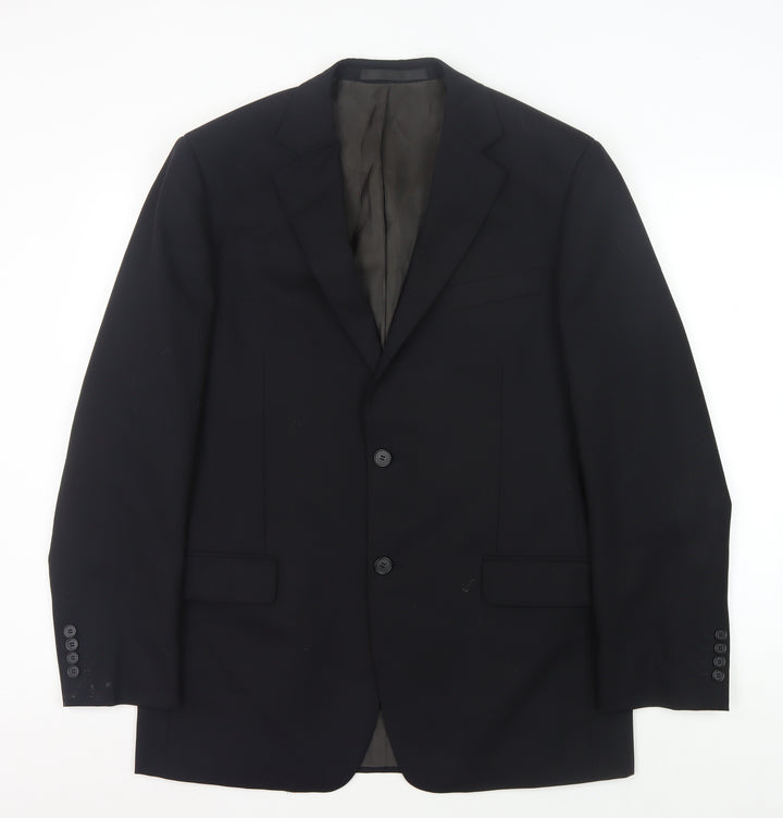 Marks and Spencer Men's Black Blazer, Size 40R
