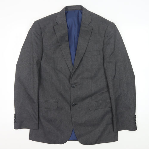 Marks and Spencer Men's Grey Blazer, Size 38R