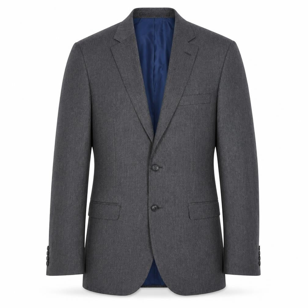 Front view of Marks & Spencer Men's Grey Blazer, size 38R
