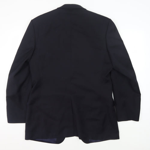 Jaeger Men's Blue Wool Blazer Jacket Size 50R