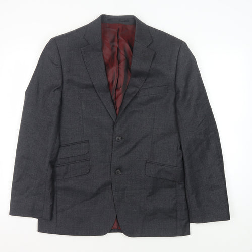 John Lewis Men's Grey Wool Blazer 38S, Classic Fit