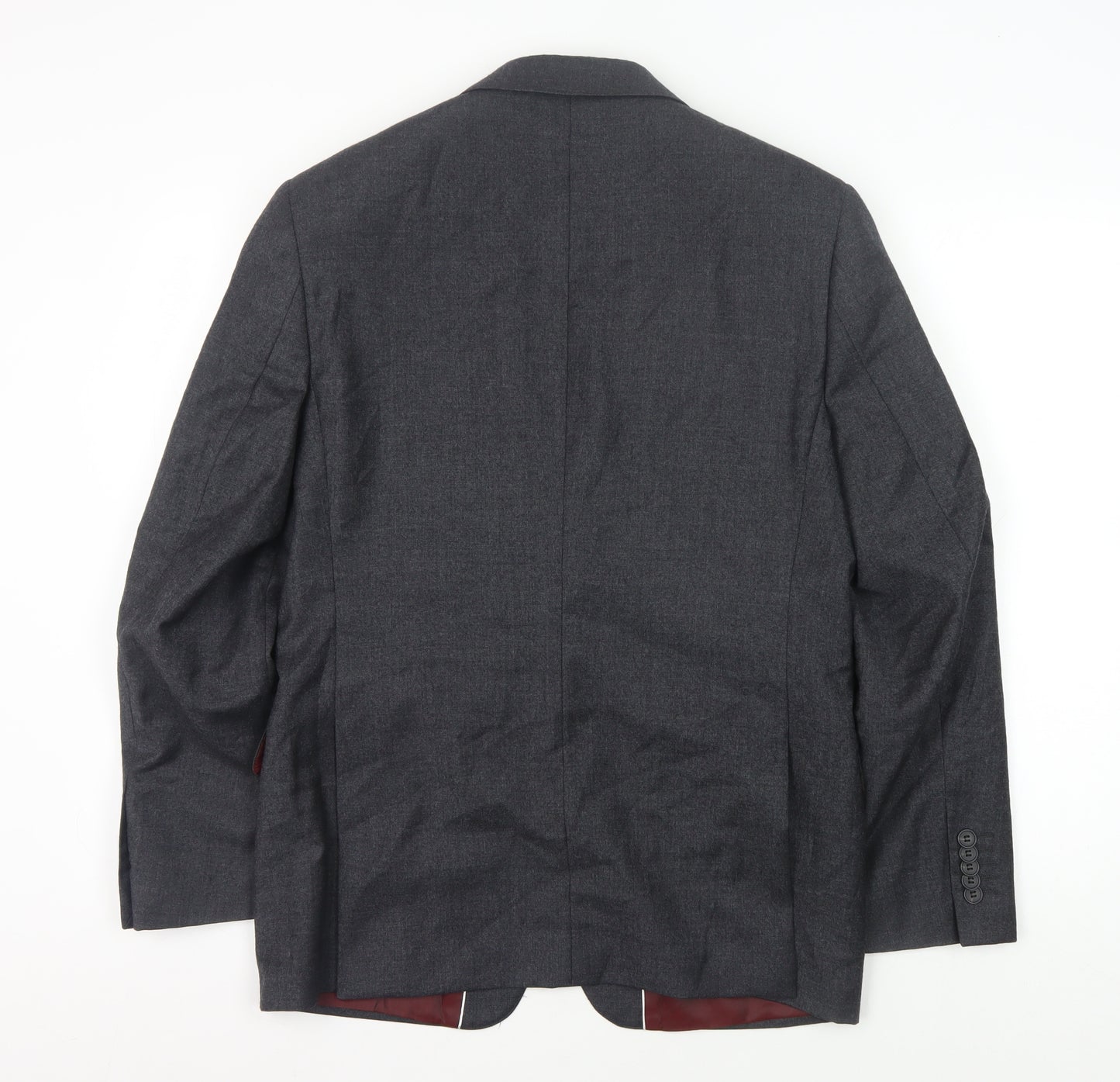 John Lewis Men's Grey Wool Blazer 38S, Classic Fit