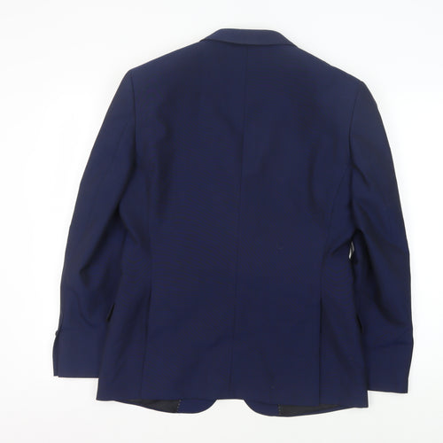 Kin by John Lewis Men's Blue Slim Blazer, Size 38S, Formal Style