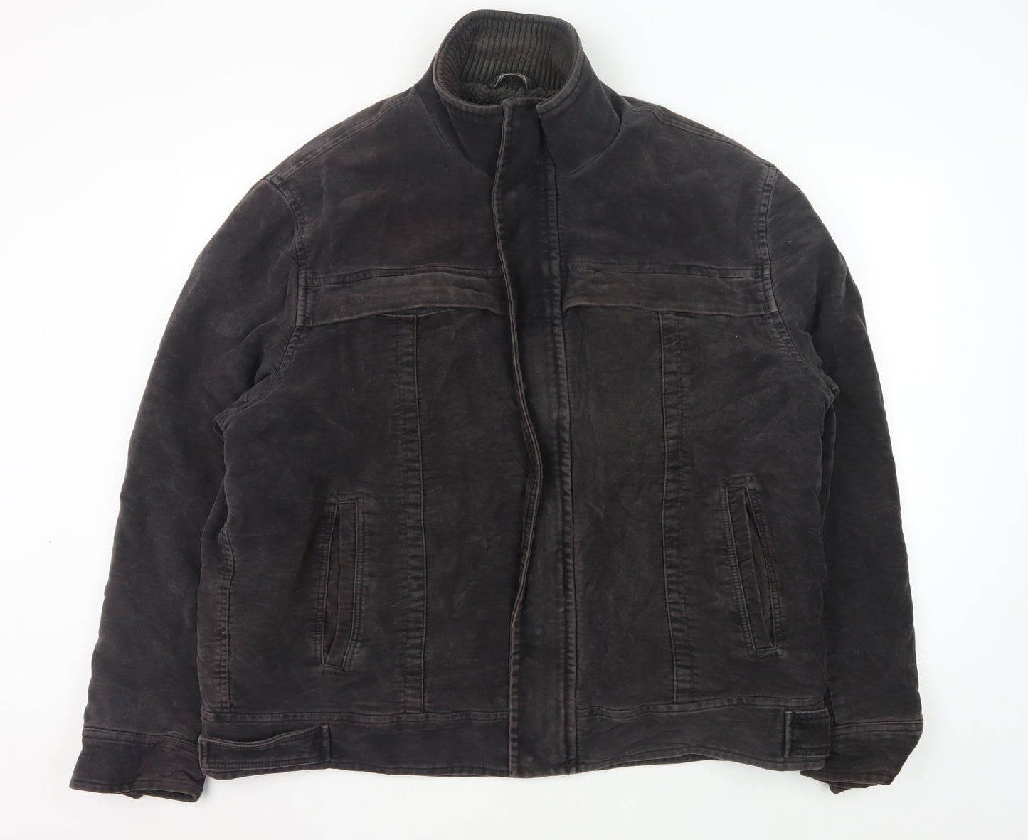 NEXT Men's Black 2XL Basic Jacket - Casual Full Zip