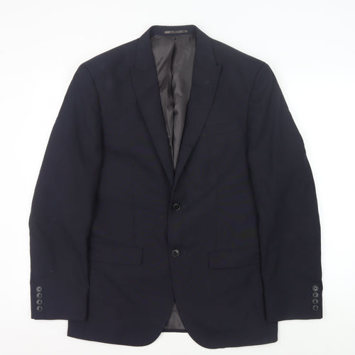 Next Men's Blue Suit Jacket Regular Fit 38R