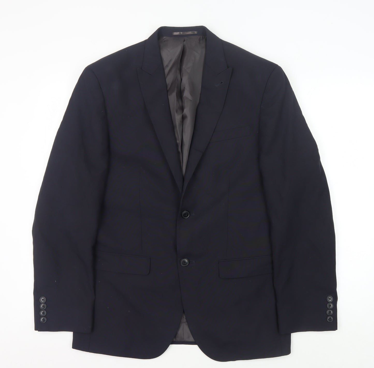 Next Men's Blue Suit Jacket Regular Fit 38R