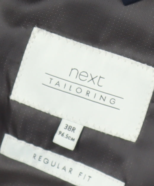 Next Men's Blue Suit Jacket Regular Fit 38R