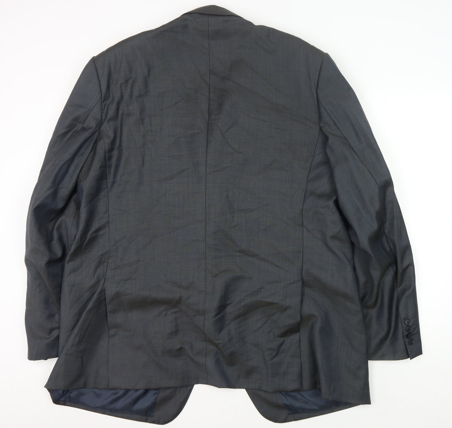 Marks and Spencer Men's Grey Long Blazer Jacket 48L