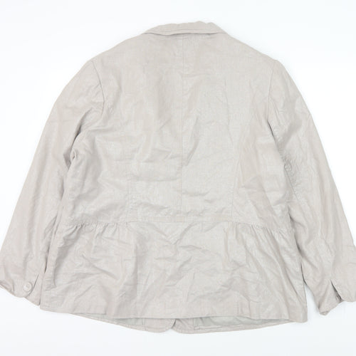 Wardrobe Women's Beige Linen Jacket Size 20