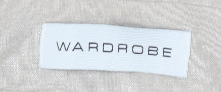 Wardrobe Women's Beige Linen Jacket Size 20