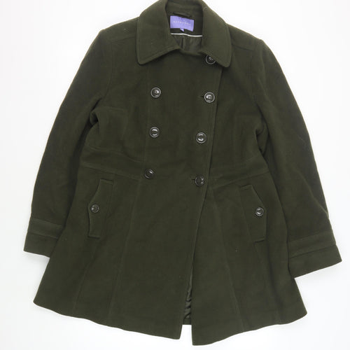 Autonomy Women's Green Pea Coat - Size 16