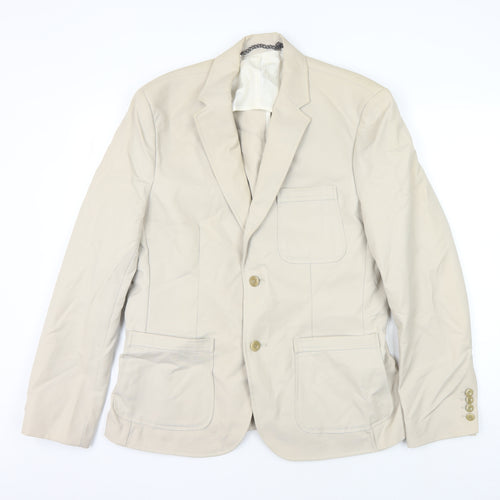 Farrell Men's Beige Blazer 42 Regular Cotton