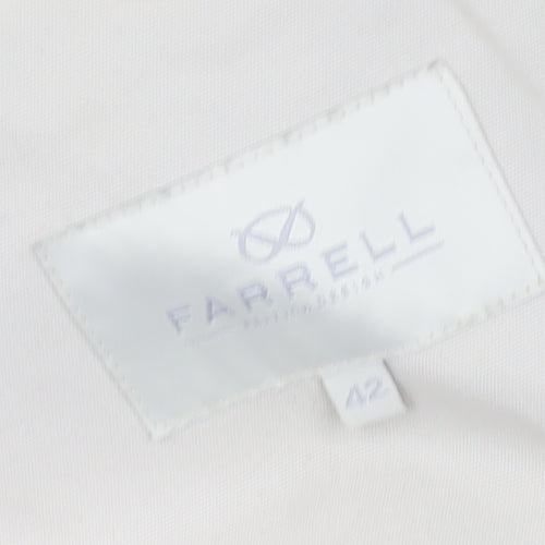 Farrell Men's Beige Blazer 42 Regular Cotton