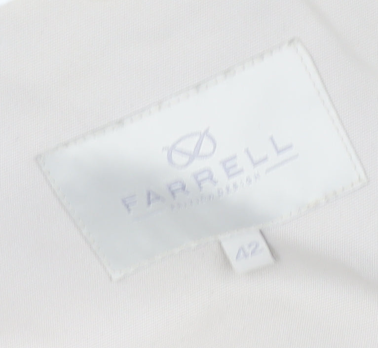 Farrell Men's Beige Blazer 42 Regular Cotton