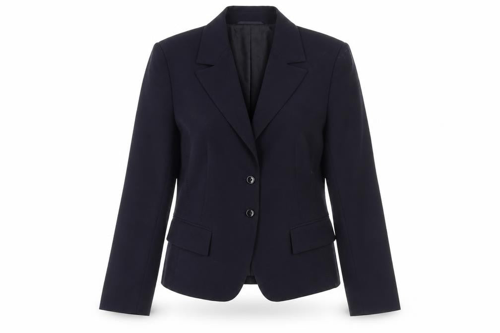 Front view of Marc Aurel Women's Black Wool Blazer, size 12