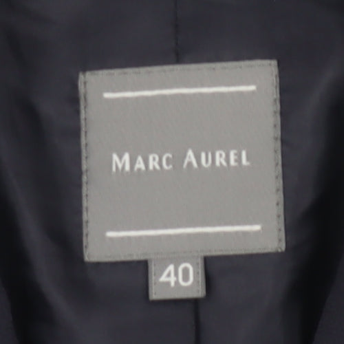 Marc Aurel Women's Black Wool Blazer Size 12