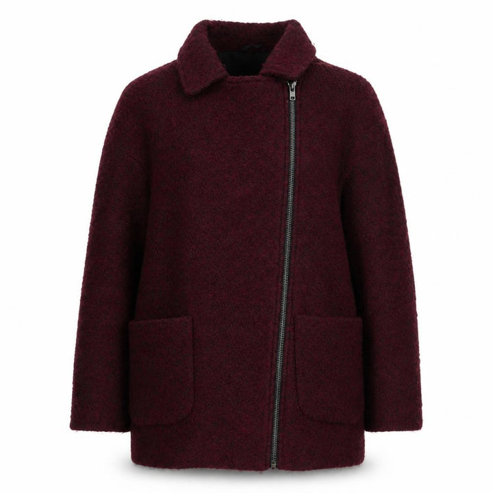 Forever 21 Women's Red Mid-Length Coat, Size L