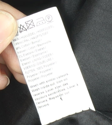 River Island Women's Black Trench Coat Size 8