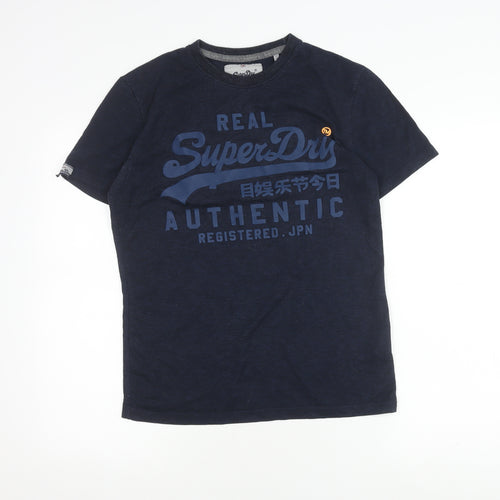 Superdry Men's Blue Small Graphic Print T-Shirt