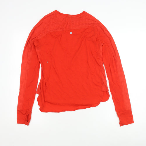 Sweaty Betty Women's Red Long Sleeve Activewear Top S