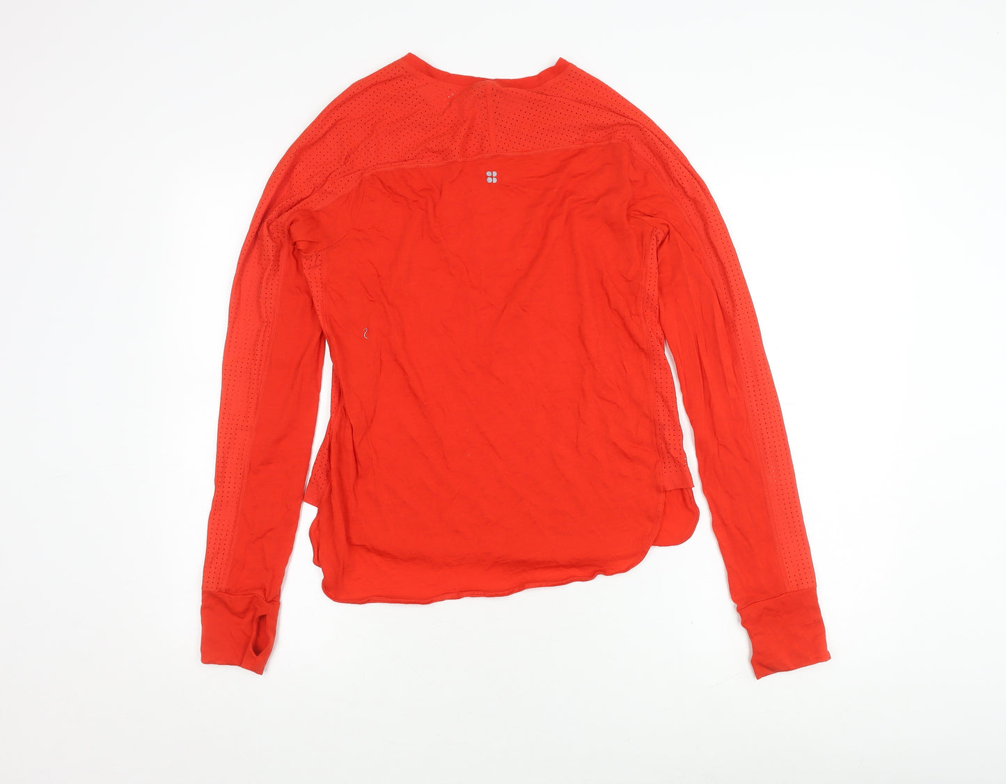 Sweaty Betty Women's Red Long Sleeve Activewear Top S