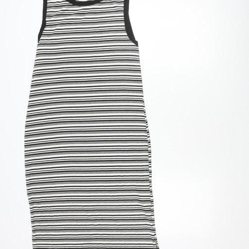 Warehouse Women's Striped Sleeveless Dress Size 18