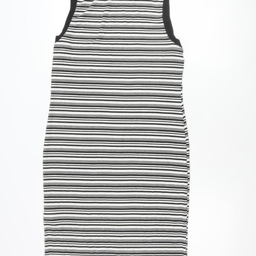 Warehouse Women's Striped Sleeveless Dress Size 18