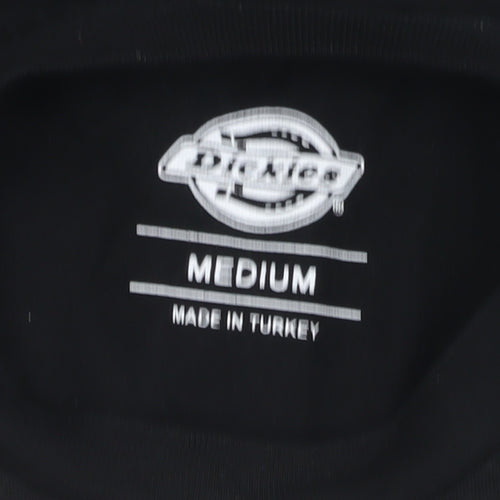 Dickies Unisex Black Medium T-Shirt Crew Neck Casual