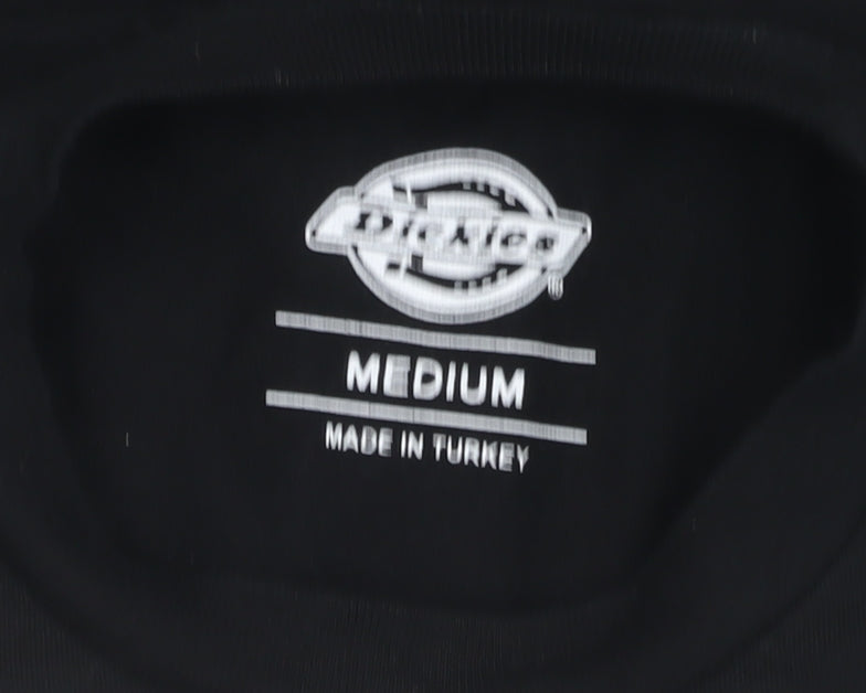 Dickies Unisex Black Medium T-Shirt Crew Neck Casual