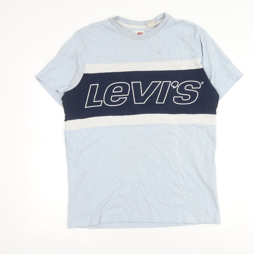 Levi's Men's Blue Graphic Print T-Shirt Size S