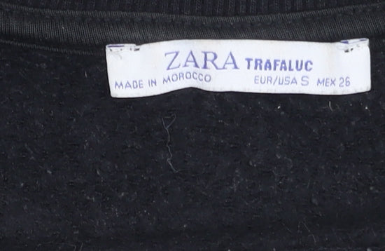 Zara Women's Colourblock Logo Sweatshirt - Small