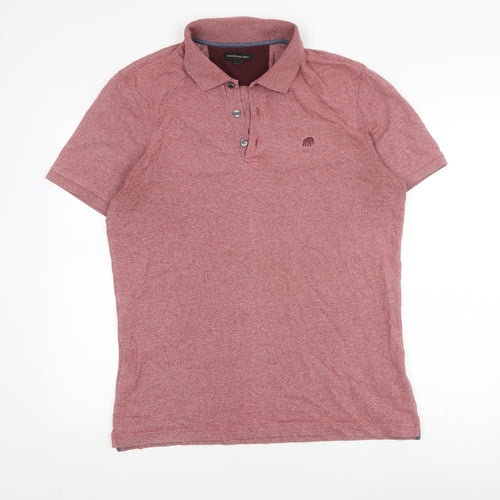 Banana Republic Men's Red Polo Shirt Size L