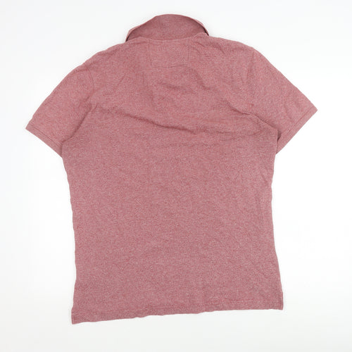 Banana Republic Men's Red Polo Shirt Size L