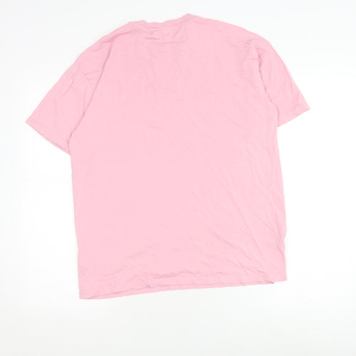 Slazenger Unisex Pink T-Shirt, Size 10, Casual Style