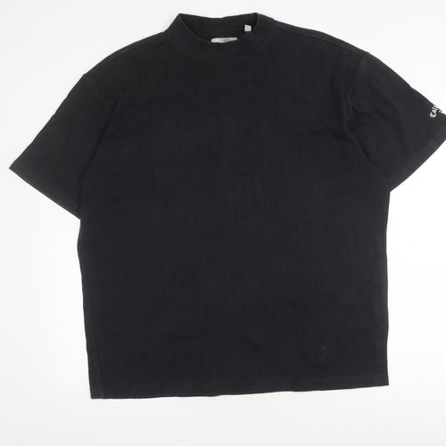 Callaway Men's Black L Mock Neck T-Shirt