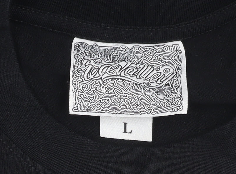 Men's Black Spider-Man Comics T-Shirt L Size