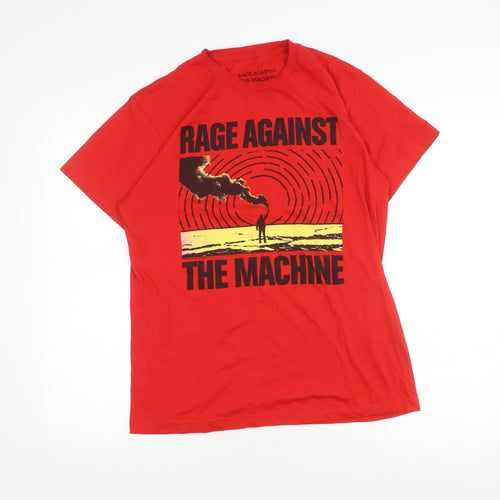 Rage Against The Machine Red Men's T-Shirt - Medium