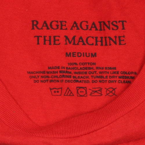 Rage Against The Machine Red Men's T-Shirt - Medium